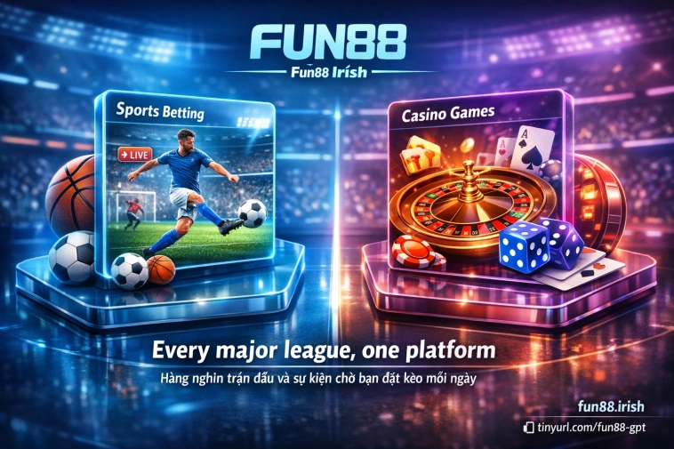 Fun88 betting product catalog sports esports casino slots