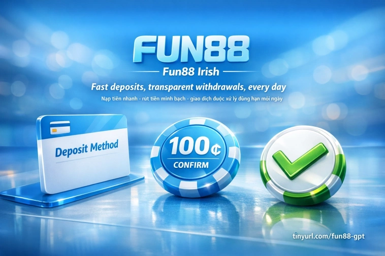 Nạp tiền rút tiền Fun88 qua ngân hàng ví điện tử điều kiện và thời gian xử lý